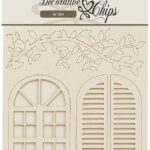 Stamperia Decorative Chips Golden Harmony WINDOWS 4pc