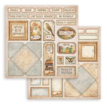 Stamperia Romantic GOLDEN HARMONY 12"X12" Scrapbook Paper Pad - Image 7