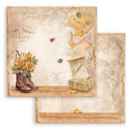 Stamperia Romantic GOLDEN HARMONY 12"X12" Scrapbook Paper Pad - Image 12