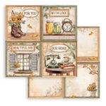 Stamperia Romantic GOLDEN HARMONY 12"X12" Scrapbook Paper Pad - Image 5