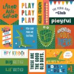 Photoplay LATER GATOR Collection 12X12 Scrapbook Paper - Image 15