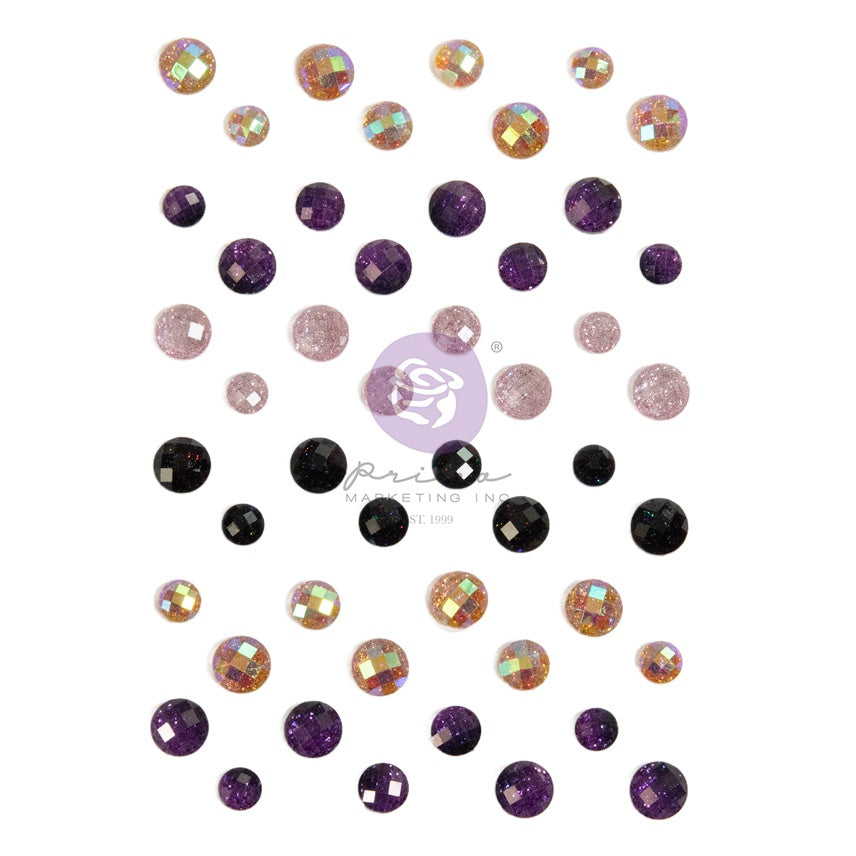 714854PR.jpg Prima MAGIC SPELL SAY IT IN CRYSTALS Purple Black 49pc - Image 1