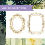Crafter’s Companion THE FAIRY GLADE Laser Cut Wood Frames 20pc