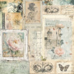 Crafter’s Companion DISTRESSED FLORALS 12”X12” Paper Pad 24 Sheets - Image 20