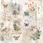 Crafter’s Companion DISTRESSED FLORALS 12”X12” Paper Pad 24 Sheets - Image 4