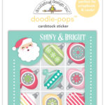 Doodlebug Doodle-Pops DECK THE HALLS 3D Stickers