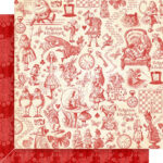 Graphic 45 CURIOUSER & CURIOUSER 12X12 Scrapbook Paper - Image 5