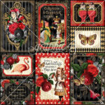 Graphic 45 CURIOUSER & CURIOUSER 12X12 Scrapbook Paper - Image 3