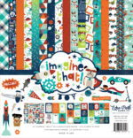 Echo Park IMAGINE THAT BOY 12"X12" Scrapbook Collection Kit 13pc