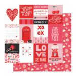 Photoplay LOVE NOTES 12X12 Scrapbook Paper - Image 2