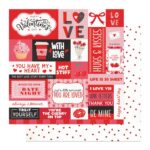 Photoplay LOVE NOTES 12X12 Scrapbook Paper - Image 5