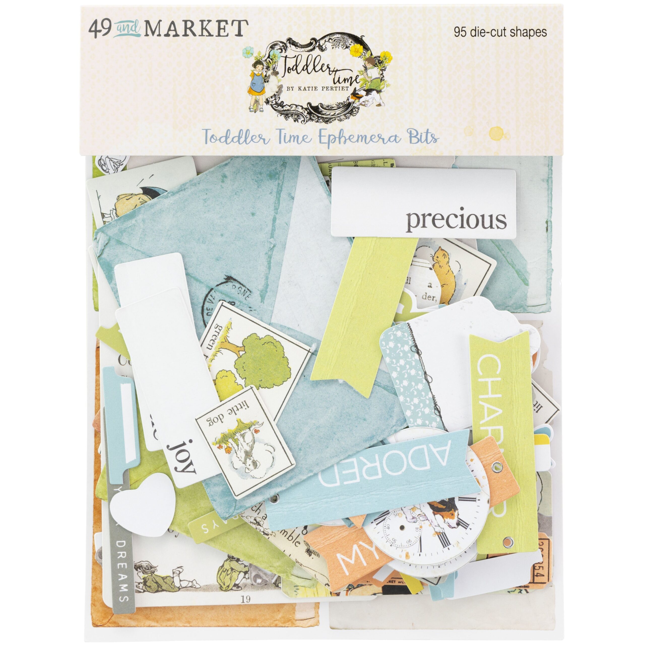 717270PK.jpg 49 and Market TODDLER TIME Ephemera Bits 95pc - Image 1