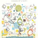 49 and Market TODDLER TIME Laser Cut Elements 4 Sheets