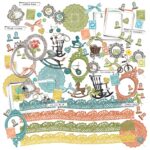 49 and Market TODDLER TIME Laser Cut Elements 4 Sheets - Image 2