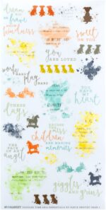49 and Market TODDLER TIME ESSENTIALS Rub-On Transfers - Image 2