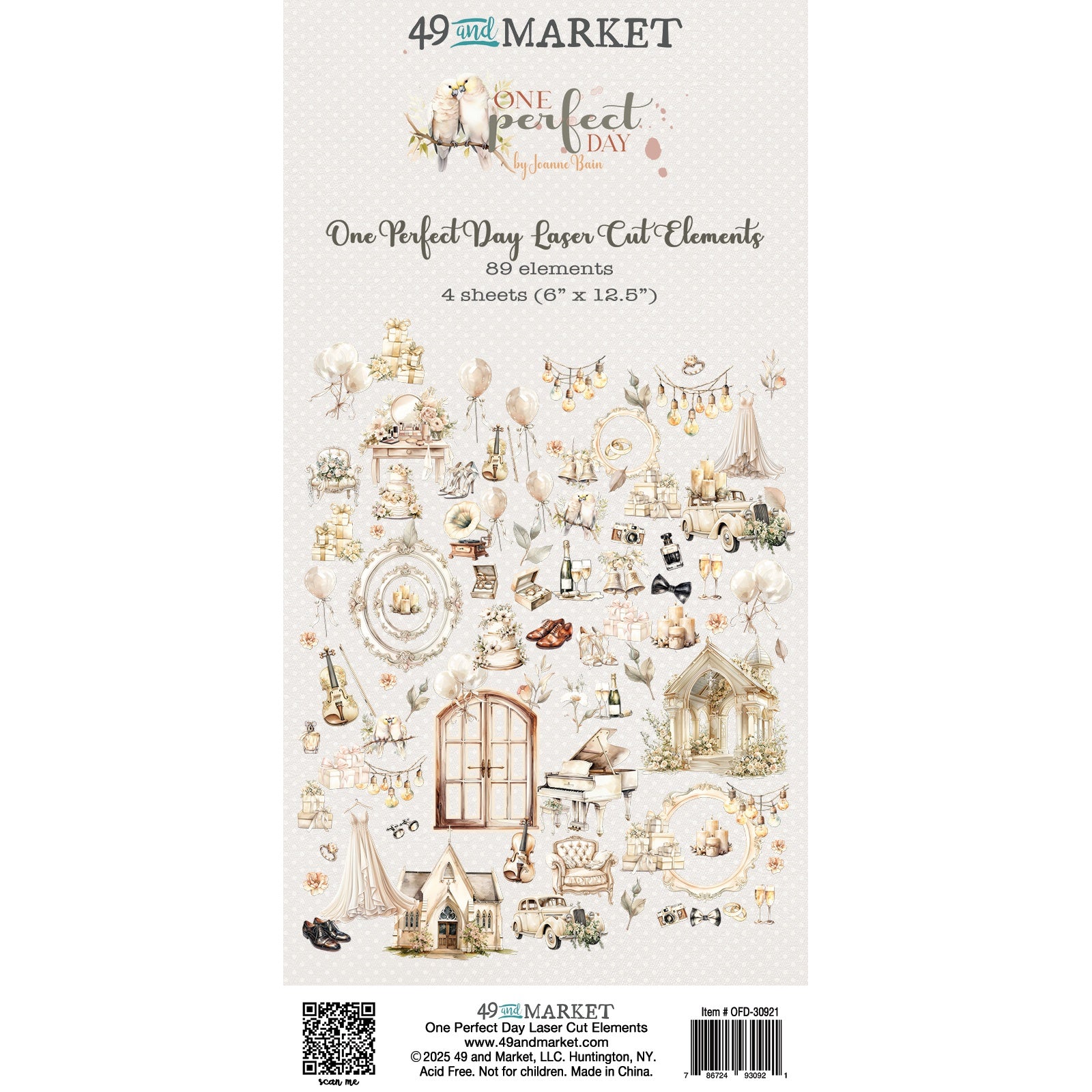 717302PK.jpg 49 and Market ONE PERFECT DAY Laser Cut Elements - Image 1