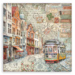 Stamperia Art of Traveling NOTES AND JOURNAL 12"X12" Scrapbook Paper - Image 2