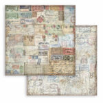 Stamperia ART OF TRAVELLING 12"X12" Scrapbook Paper Pack - Image 7