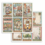 Stamperia ART OF TRAVELLING 12"X12" Scrapbook Paper Pack - Image 11