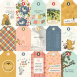 Simple Stories SAY CHEESE CLASSIC POOH 12X12 Scrapbook Paper - Image 12