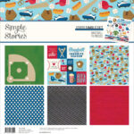 Simple Stories BASEBALL 12"X12" Simple Set