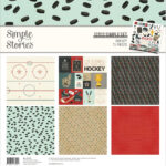 Simple Stories HOCKEY 12"X12" Simple Set