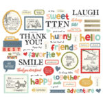 Simple Stories SAY CHEESE CLASSIC POOH Sentiment Bits 55pc - Image 2