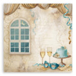 Stamperia MASQUERADE MAXI PAD 12"X12" Scrapbook Paper Pack - Image 12