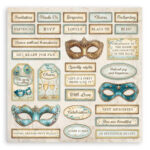 Stamperia MASQUERADE MAXI PAD 12"X12" Scrapbook Paper Pack - Image 22