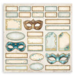 Stamperia MASQUERADE MAXI PAD 12"X12" Scrapbook Paper Pack - Image 23