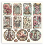 Stamperia Master Of Magic TAGS 12"X12" Scrapbook Paper - Image 2
