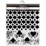 Stamperia Master Of Magic CARDS PATTERN Mix Media Stencil