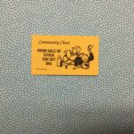 Monopoly Junk Journaling Embellishment COMMUNITY CHEST Game Pieces Playing Cards - Image 2