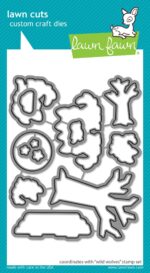 Lawn Fawn WILD WOLVES Clear Stamps & Dies - Image 2