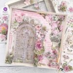 Prima SERENE PETALS CHIPBOARD STICKERS 2 Sheets 26pc - Image 2