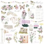 Prima SERENE PETALS PAPER PAD 12”X12” 14pc - Image 3