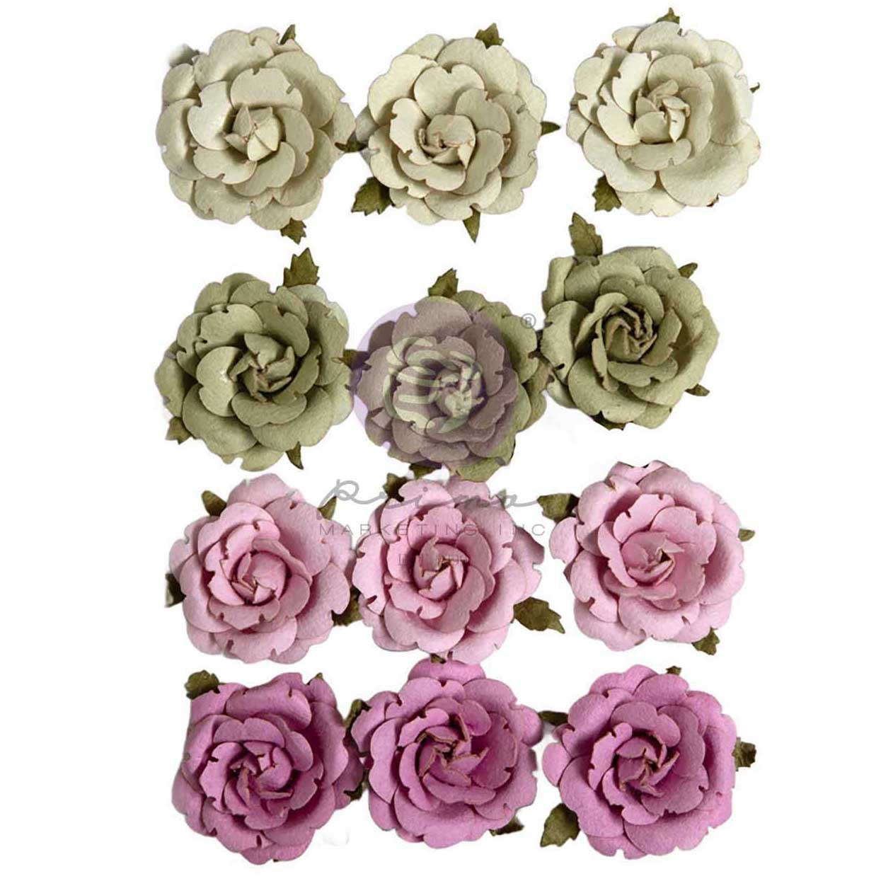 720034PR.jpg Prima SERENE PETALS FLOWERS Bud Serenity 12pc - Image 1