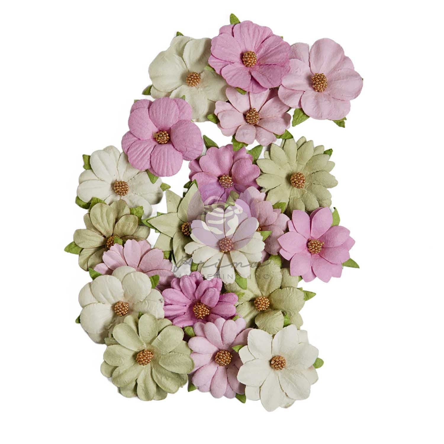 720040PR.jpg Prima SERENE PETALS FLOWERS Morning Hush 20pc - Image 1