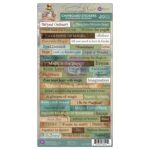 Prima RETURN TO WONDERLAND CHIPBOARD STICKERS 49pc