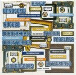 49 and Market RUST AND REVS 2.0 Chipboard Words & Frames - Image 2