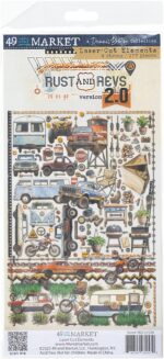 49 and Market RUST AND REVS 2.0 Laser Cut Elements