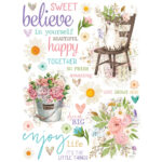 Simple Stories Simple Vintage FLOWER SHOPPE Rubons - Image 2
