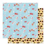 Photoplay LUCKY CAT 12”X12” Oriental Scrapbook Paper - Image 5