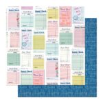 Photoplay This Happy Life GUEST CHECK 12”X12” Scrapbook Paper