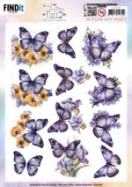 FLUTTER FLAIR Berries Beauties 3D Push Out Diecuts - Image 4