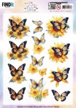 FLUTTER FLAIR Berries Beauties 3D Push Out Diecuts - Image 5