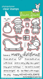 Lawn Fawn HO HO HOLIDAYS Clear Stamp & Die Set - Image 6