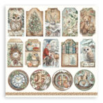 Stamperia THE OWL’S HOUSE MAXI PAD 12"X12" Scrapbook Paper Pack - Image 18