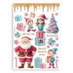 Stamperia CANDY CHRISTMAS 6”X8” Washi Pad - Image 2