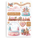 Stamperia CANDY CHRISTMAS 6”X8” Washi Pad - Image 7